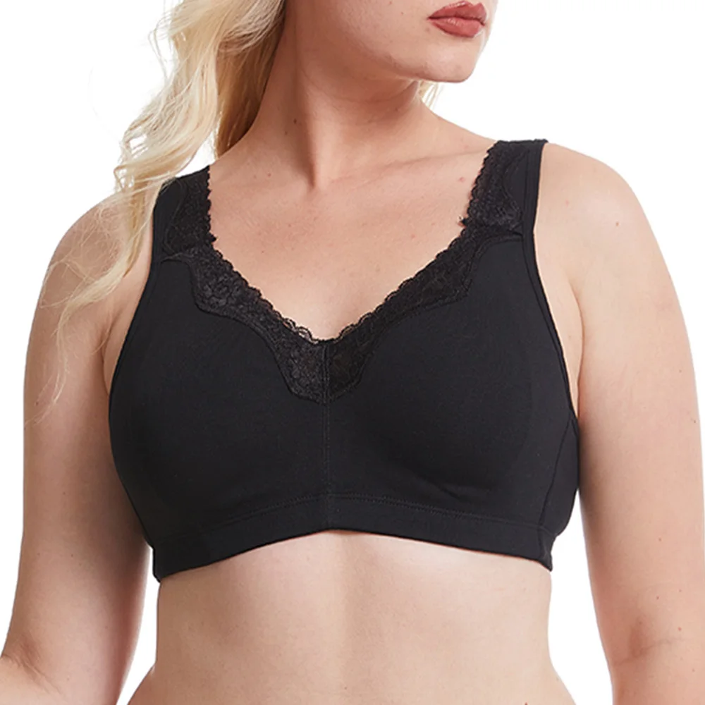 Bras For Women Wireless Full Coverage Brasieres Support Lingerie T-shirt Bra BH Tops Plus Size B C D DD E F G Cup - Image 9