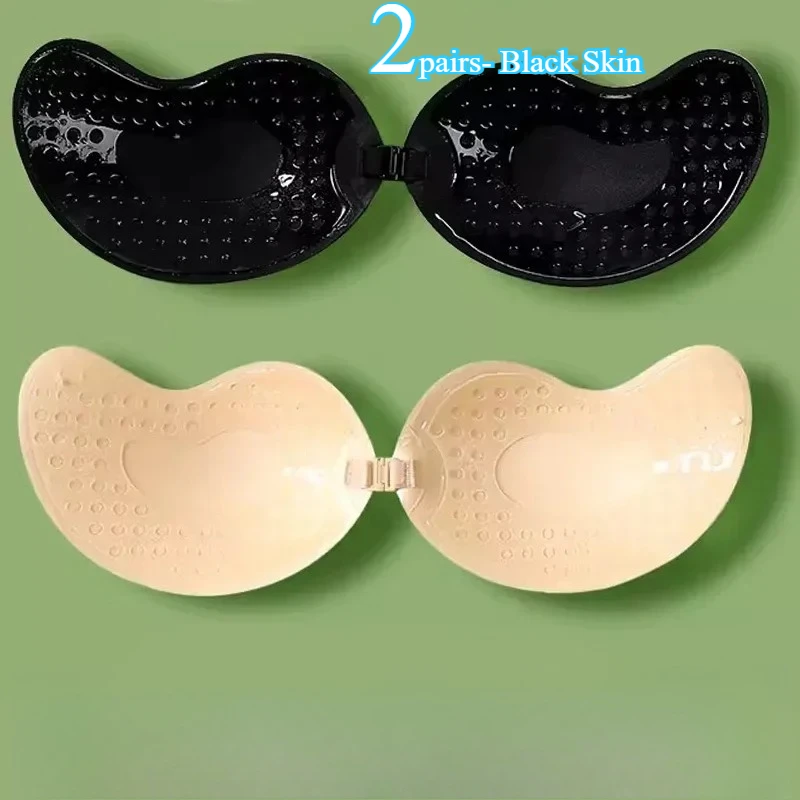 Invisible Push Up Bra for Women Backless Strapless Bra Seamless Front Closure Bralette Underwear Silicone Self-Adhesive Bra Pad - Image 9