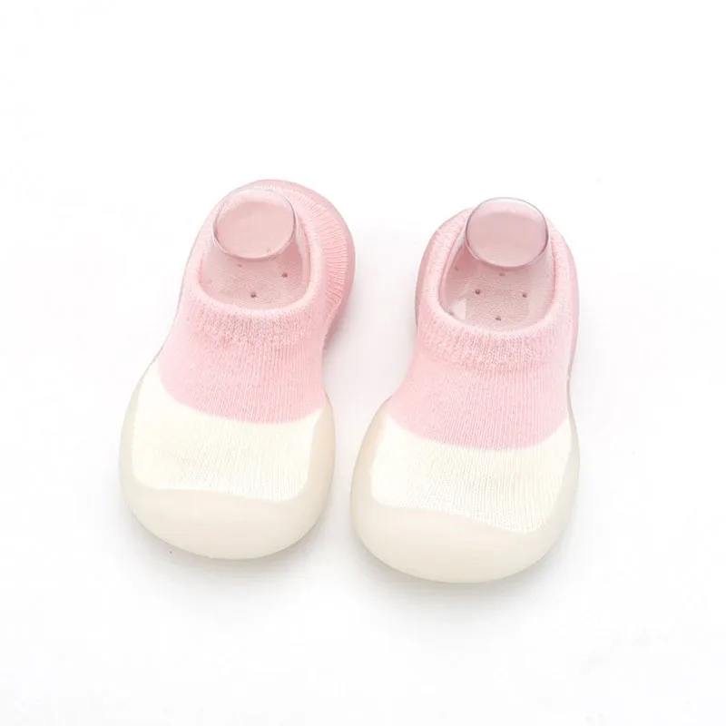 Baby Shoes Toddler First Walkers Infant Boys Girls Kids Rubber Soft Non-Slip Sole Floor Barefoot Casual Shoes Knit Booties - Image 4
