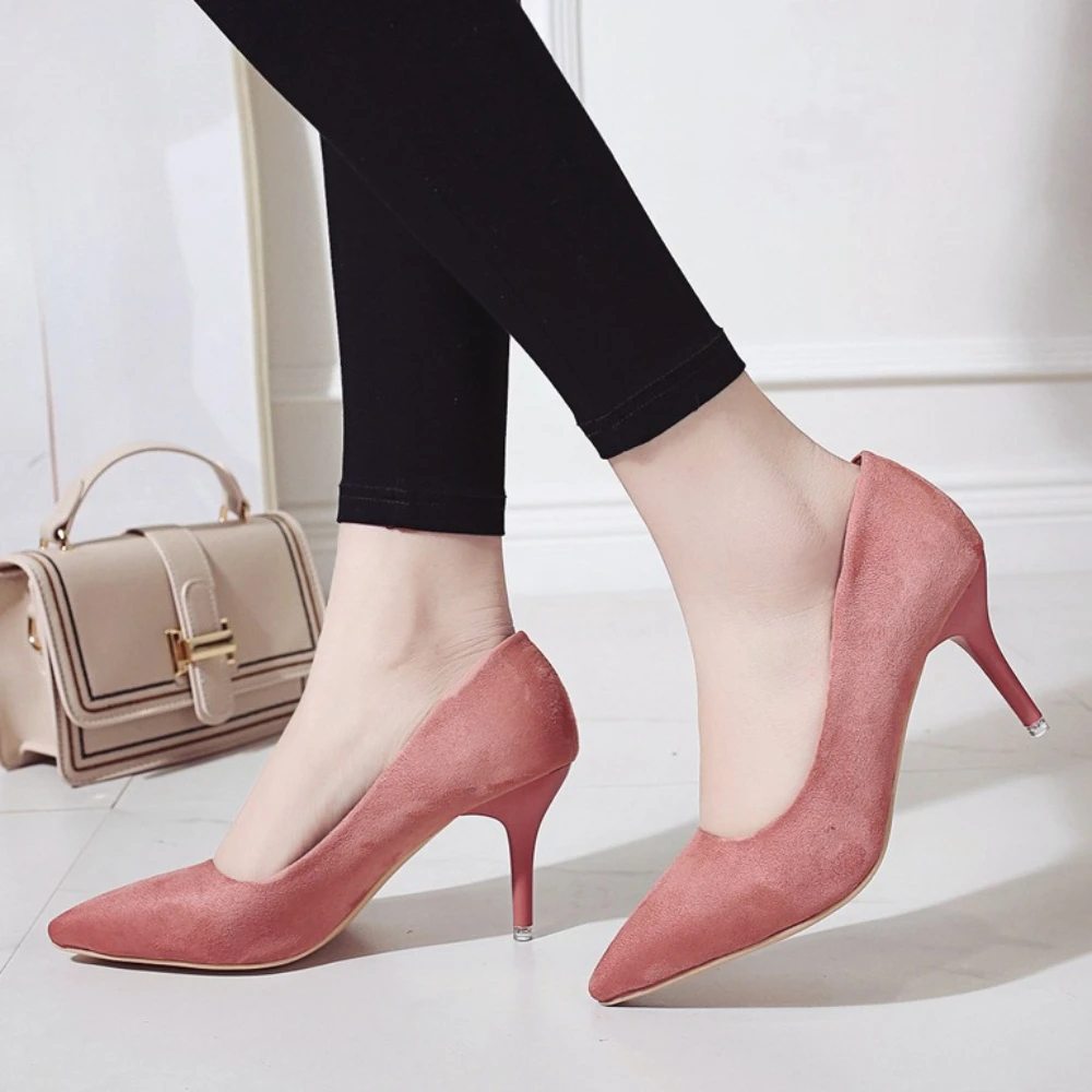 2025 Summer Women's High Heels Platform Pumps Female Elegant Sweet Platform Shoes Fashion Sexy Pointed Toe Women's Pumps - Image 6
