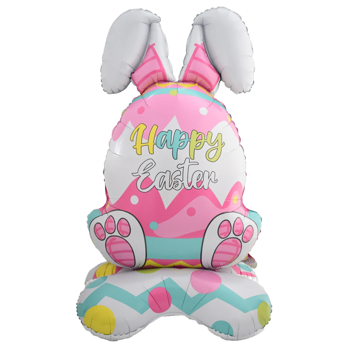 1pc Easter Pedestal Rabbit Egg Chick Balloons Stand Easter Bunny Balloon Outdoor Easter Decorations Easter Party Decoration - Image 8