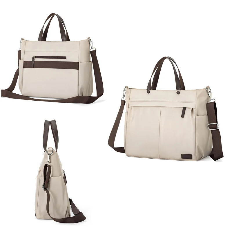 【 Laptop Bag 】 Nylon casual women's laptop bag, daily commuting briefcase, lightweight women's single-shoulder bag - Image 4