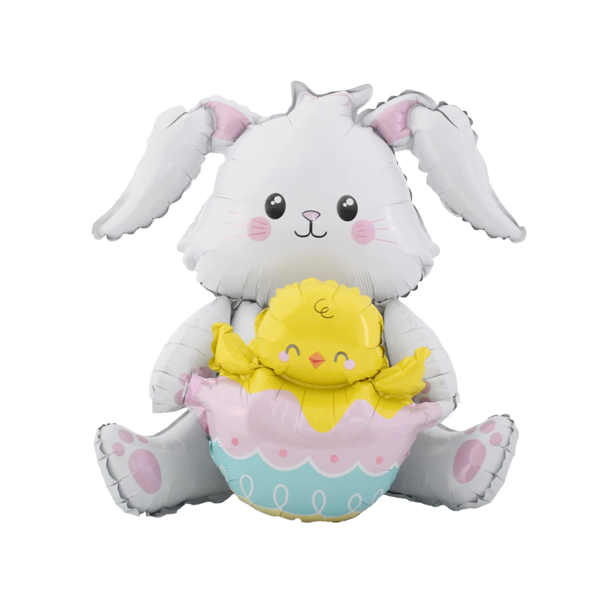 1pc Easter Pedestal Rabbit Egg Chick Balloons Stand Easter Bunny Balloon Outdoor Easter Decorations Easter Party Decoration - Image 6