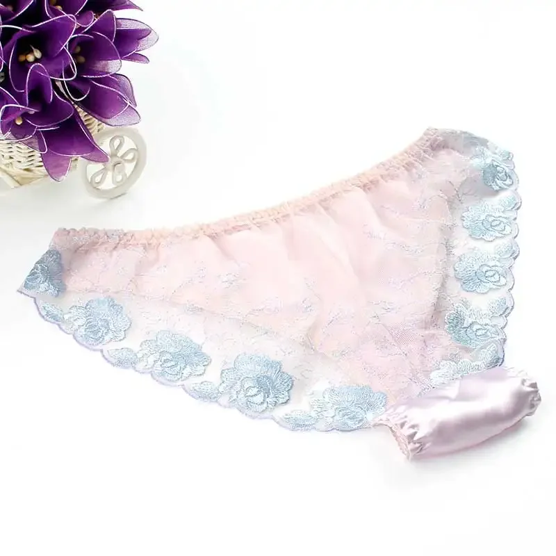 SILK women Sexy PANTIES 100% Natural silk Lace Beriefs Seamless Sexy underwear lingerie calcinha briefs underwear culotte 2018 - Image 15