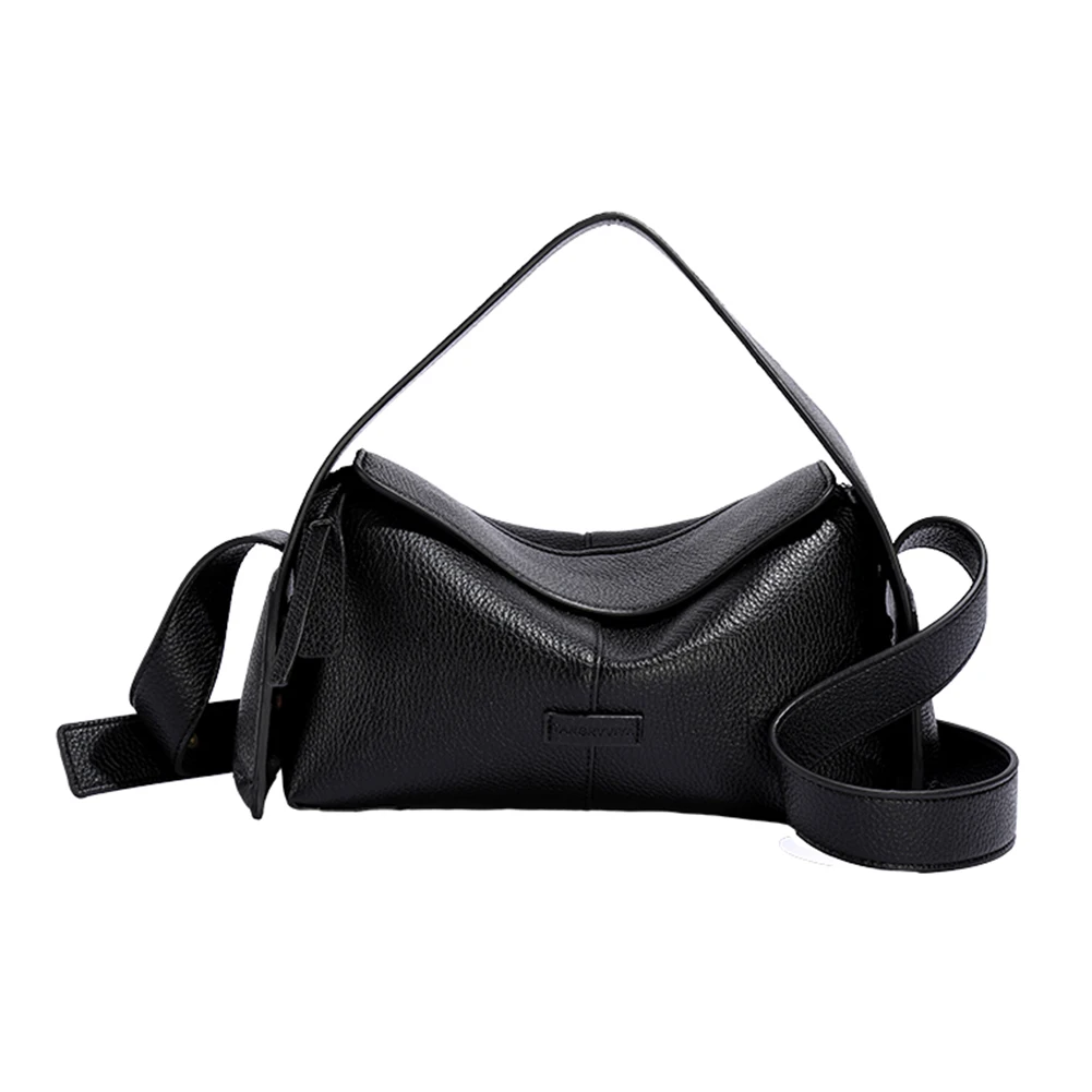 Shoulder Bags for Women PU Leather Horizontal Niche Crossbody Bag Large Capacity Casual Hobo Bag Solid Color Work Travel Purses - Image 6