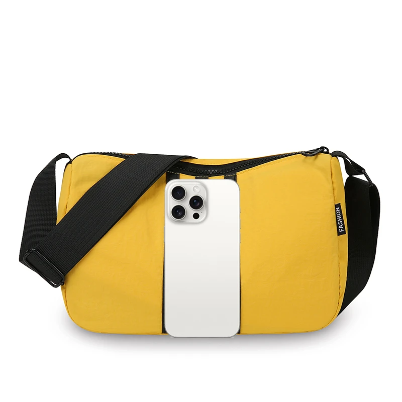 Duffel Bag Women Men Large Travel Gym Hand Carry Boarding Luggage Casual Sports Shoulder Handbag Striped Nylon Crossbody Purse - Image 2