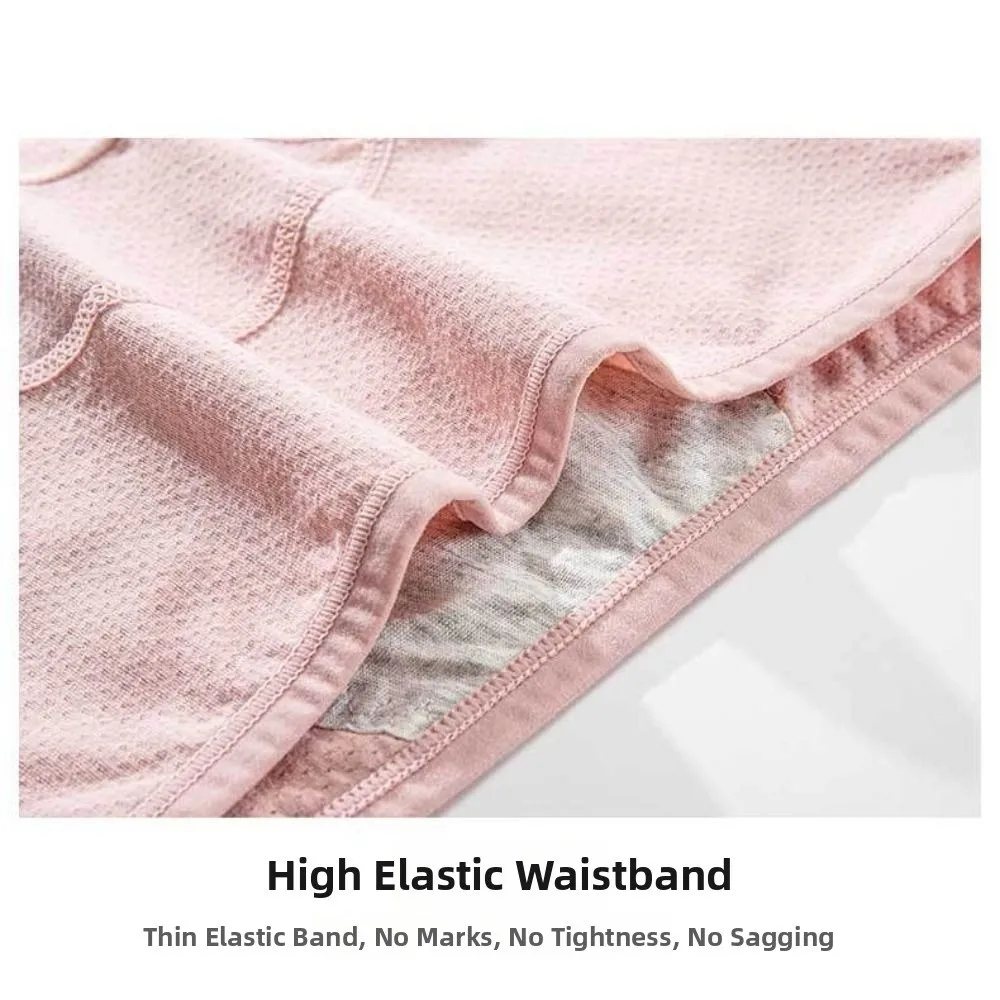 Cotton Menstrual Panties 3 Layer Waterproof Breathable Physiological Pants Antibacterial Soft Women's Underpants Daily Sports - Image 5