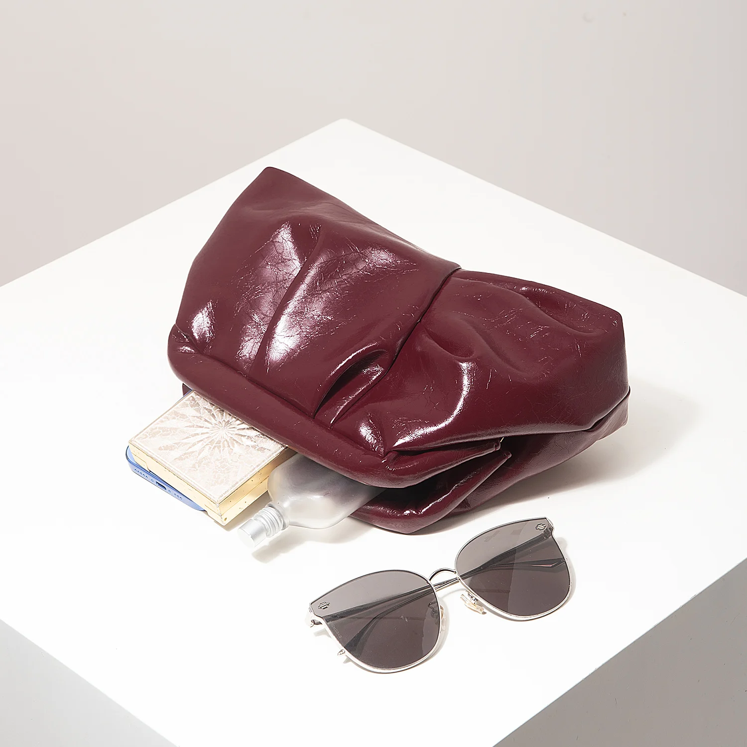 Clutch Bag for Women,Vintage Bag,Prom Dresses For Women,Burgundy Purse,Cartera Para Mujer Elegante,Christmas Gfts,Autumn &Winter - Image 5
