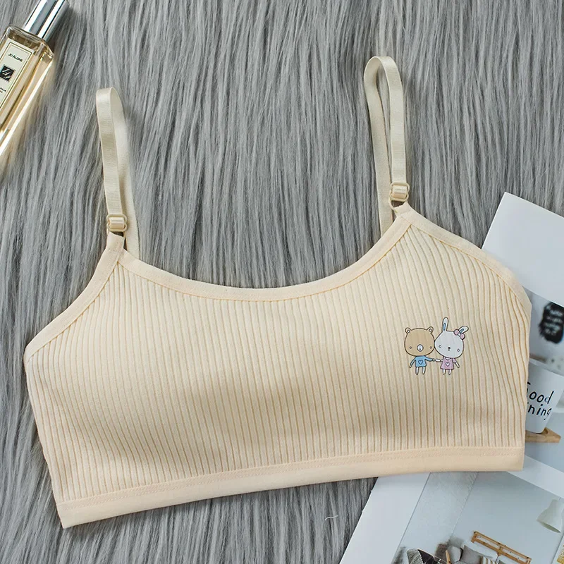 8-16 Years Kids Bras Young Girls Underwear Teenage Training Bras Women Cotton Kids cute Brassiere Tube Tops Girl's Sport Bras - Image 7