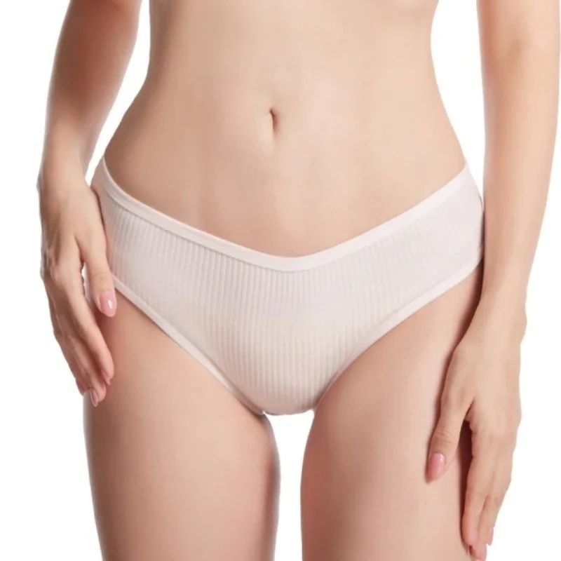 Cotton Women's Panties Fashion Striped Breathable Underwear Female Simple Comfortable Briefs Sports Intimate Lingerie - Image 2