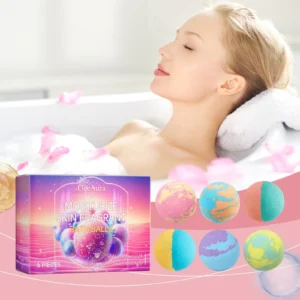 Bath Bomb Lasting Fragrance Aromatherapy Floral Scent Exfoliating Moisture Body Wash Cleansing Spa Salt Ball Bubble Bombs Shower