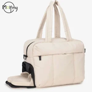 Down Duffel Bag Large Capacity Women Shoulder Bags Multifunctional Large Capacity Dry Wet Separation Hand Bag Travel Bags Femal
