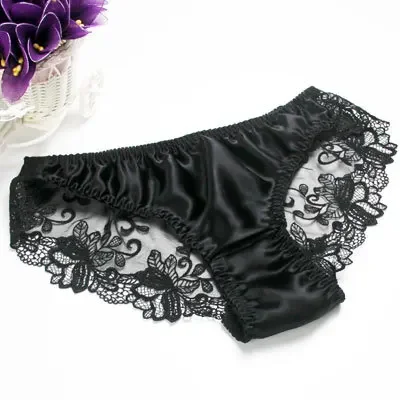 SILK women Sexy PANTIES 100% Natural silk Lace Beriefs Seamless Sexy underwear lingerie calcinha briefs underwear culotte 2018 - Image 10
