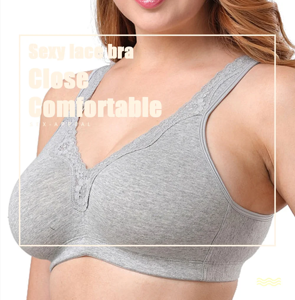 Bras For Women Wireless Full Coverage Brasieres Support Lingerie T-shirt Bra BH Tops Plus Size B C D DD E F G Cup - Image 13