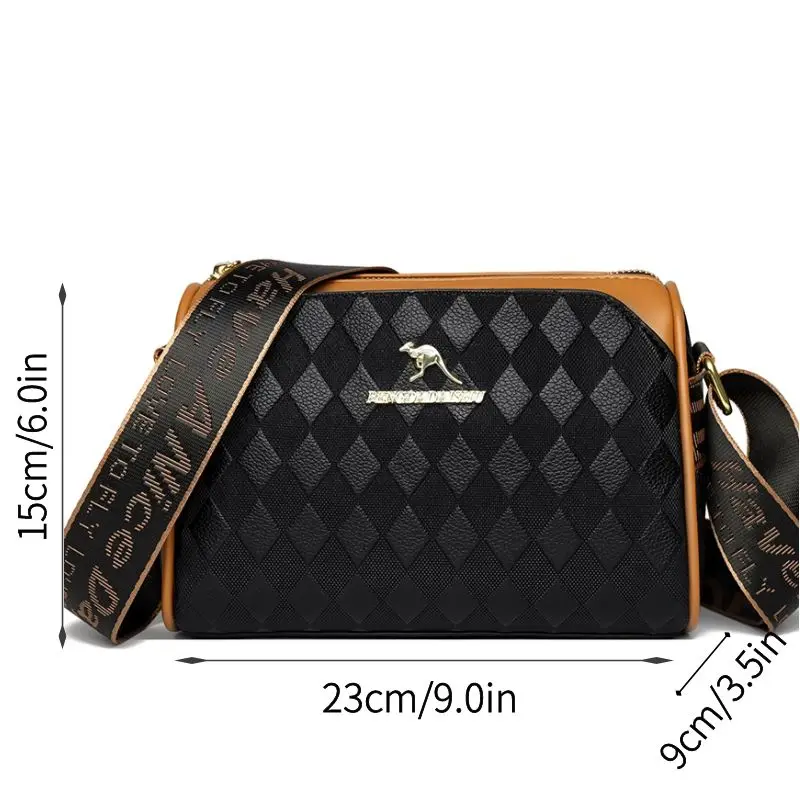 Shoulder Bag for Women Purse- Fashion Crossbody Bags Underarm Bag Small Square Satchel Handbag - Image 3