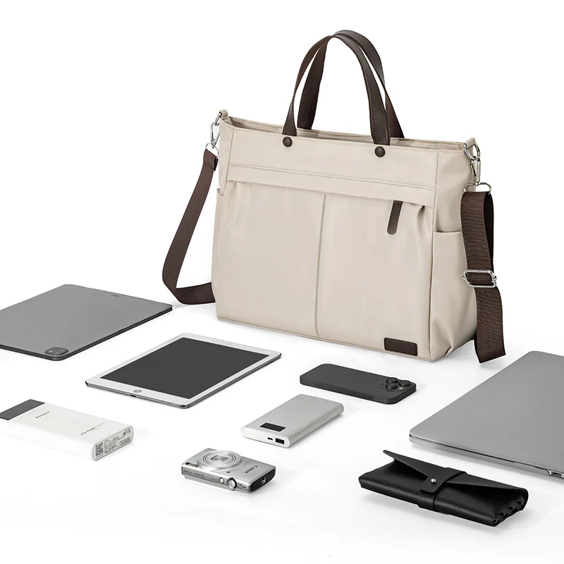 【 Laptop Bag 】 Nylon casual women's laptop bag, daily commuting briefcase, lightweight women's single-shoulder bag - Image 3