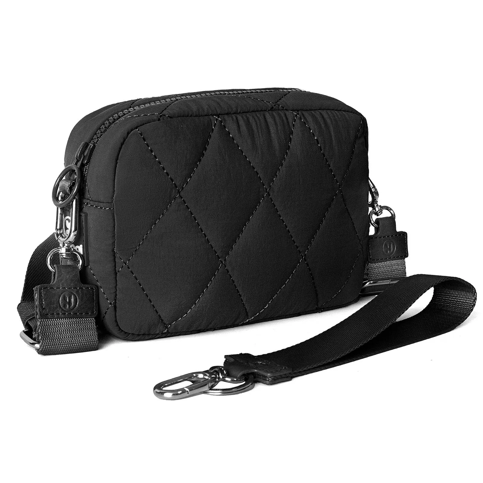 Wristlet Wallets for Women Nylon Crossbody Wallet with Puffer Bag Purse Shoulder Bag for Travel Credit Card Holder Phone Carrier - Image 11