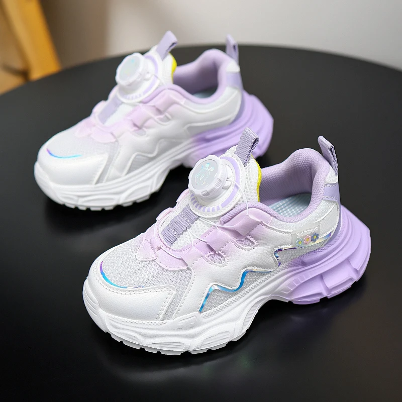 New Toddler Girls Sport Shoes Soft Sole Breathable Outdoor Tennis Fashion Kids Sneakers Children's Shoes 2026 Spring Size 28-38 - Image 6