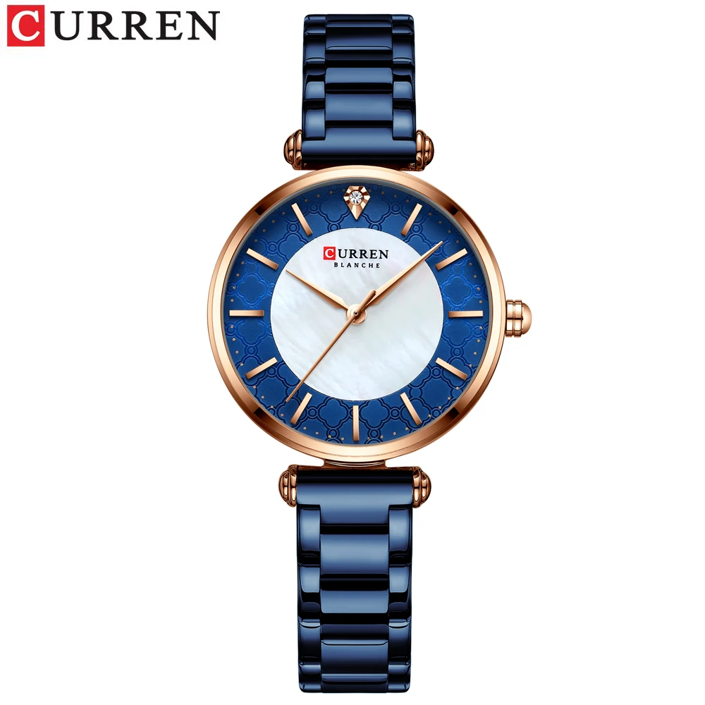 Watches for Women Luxury Brand CURREN Elegant Thin Quartz Wristwatch with Stainless Steel Simple Female Clock - Image 12
