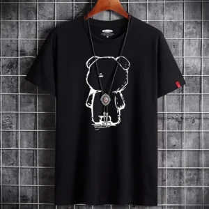 Minimalist Graphic Summer T-Shirt - Loose Fit Casual Streetwear Top
