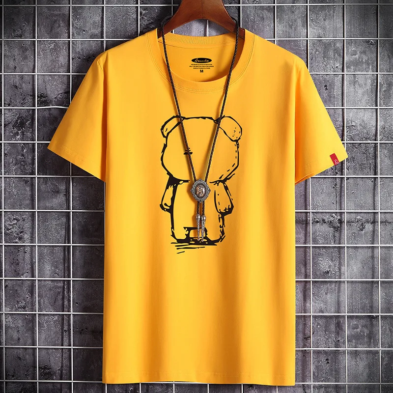 Minimalist Graphic Summer T-Shirt - Loose Fit Casual Streetwear Top - Image 8