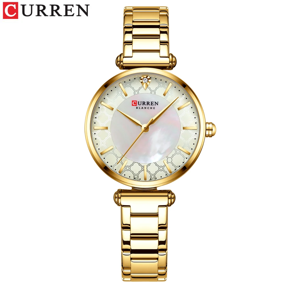 Watches for Women Luxury Brand CURREN Elegant Thin Quartz Wristwatch with Stainless Steel Simple Female Clock - Image 10