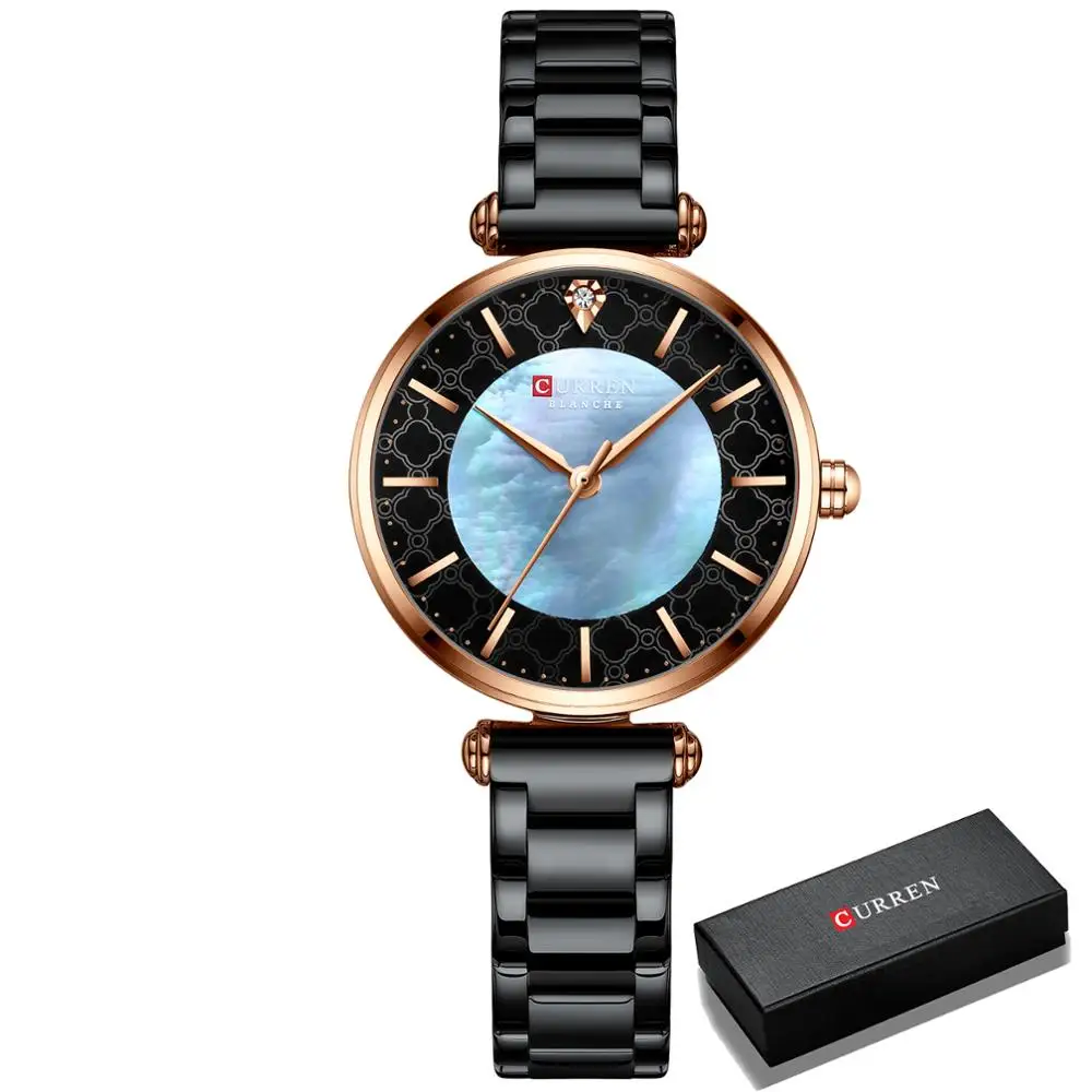 Watches for Women Luxury Brand CURREN Elegant Thin Quartz Wristwatch with Stainless Steel Simple Female Clock - Image 8