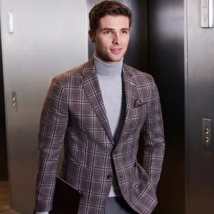 Italian Commuter Men's Spun Breathable Linen Jacket Custom Suits for Men with Hand-Stitched Details and Quality