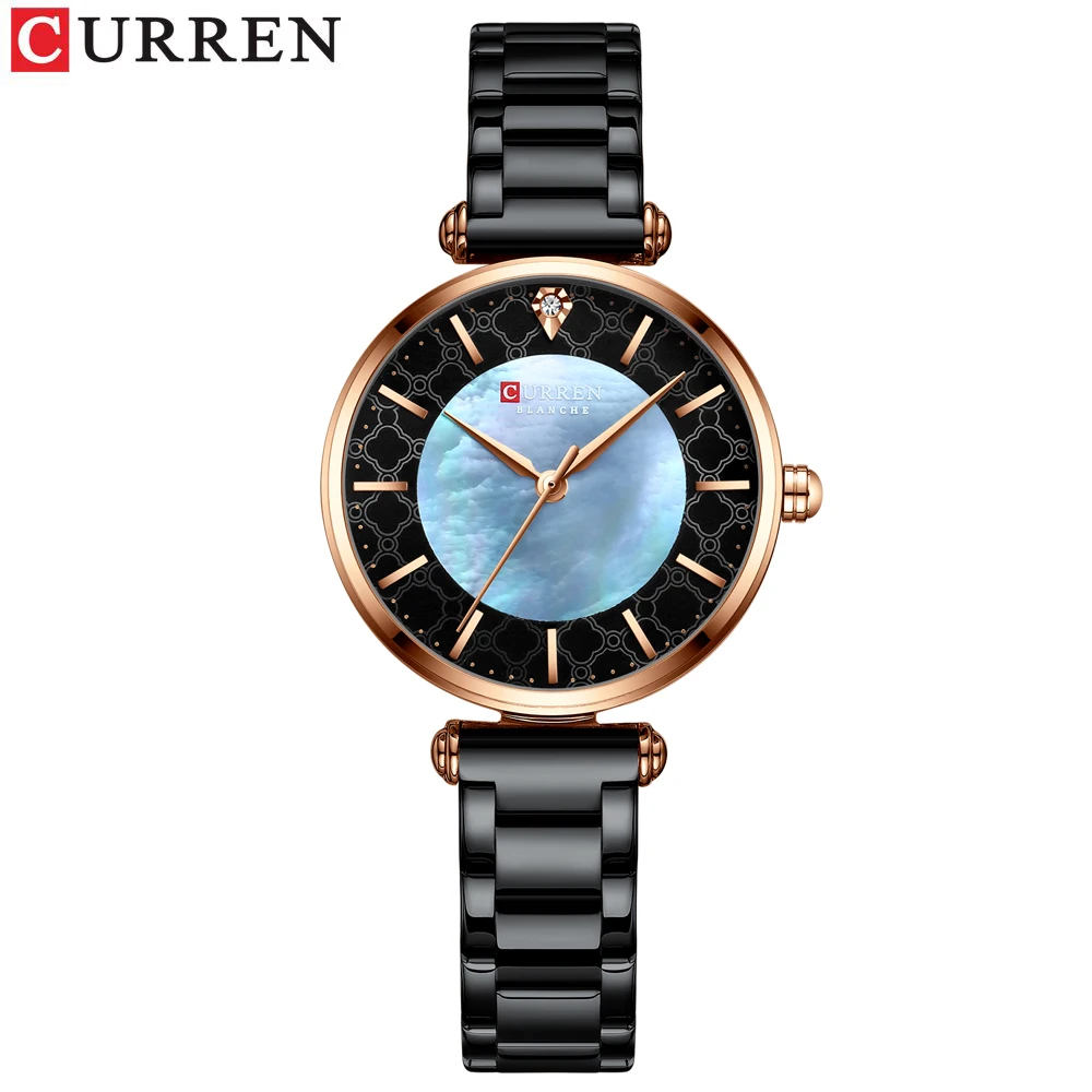 Watches for Women Luxury Brand CURREN Elegant Thin Quartz Wristwatch with Stainless Steel Simple Female Clock - Image 9