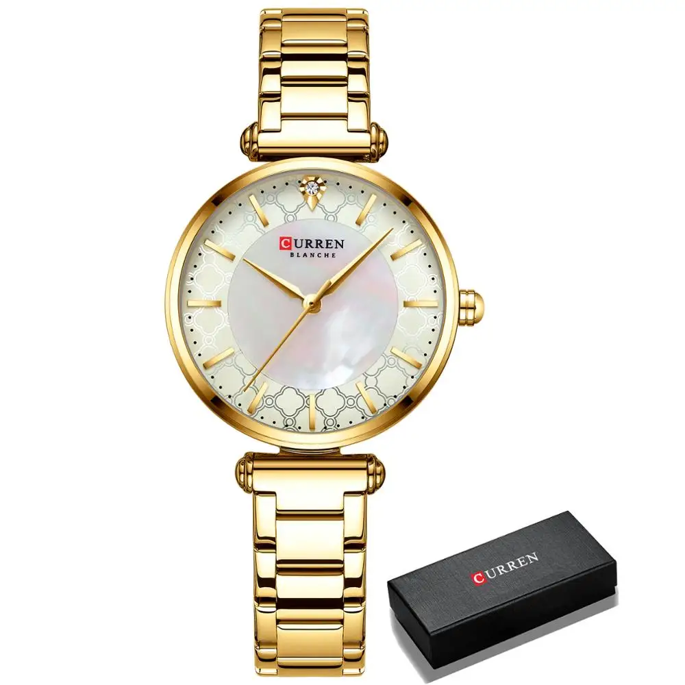 Watches for Women Luxury Brand CURREN Elegant Thin Quartz Wristwatch with Stainless Steel Simple Female Clock - Image 13