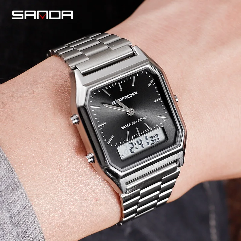 Luxury Sports Watches For Women White Ladies Quartz Digital Waterproof Wristwatches Female Clocks Electronic Relogio Feminino - Image 4
