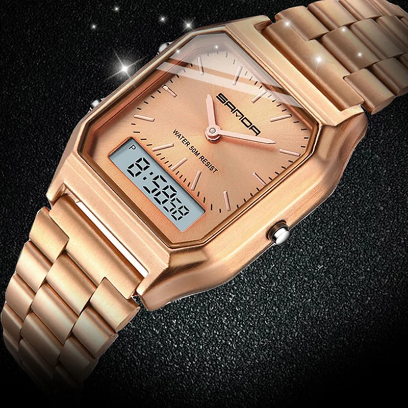 Luxury Sports Watches For Women White Ladies Quartz Digital Waterproof Wristwatches Female Clocks Electronic Relogio Feminino - Image 3