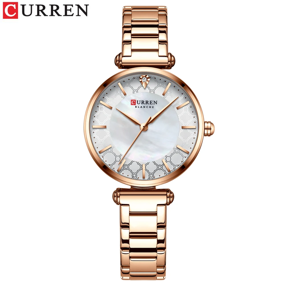 Watches for Women Luxury Brand CURREN Elegant Thin Quartz Wristwatch with Stainless Steel Simple Female Clock - Image 11