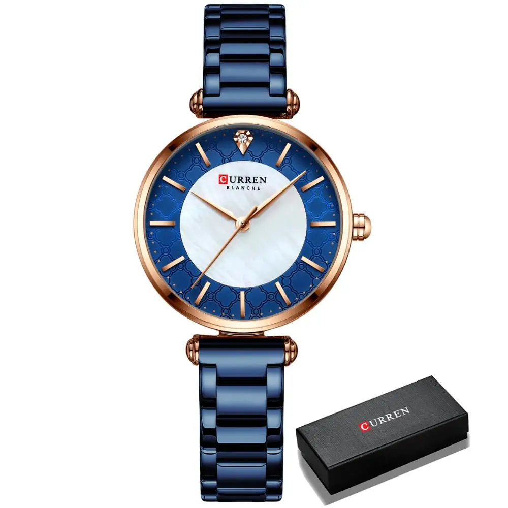 Watches for Women Luxury Brand CURREN Elegant Thin Quartz Wristwatch with Stainless Steel Simple Female Clock - Image 15