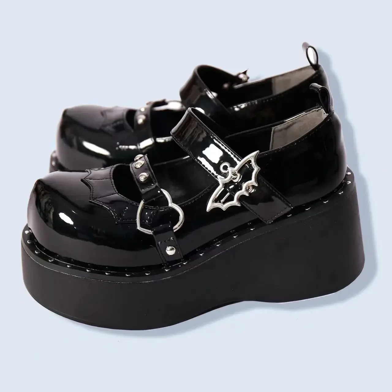 Women’s Lolita Mary Jane Wedge Platform Pumps – Cute Kawaii Casual & Cosplay Shoes - Image 2