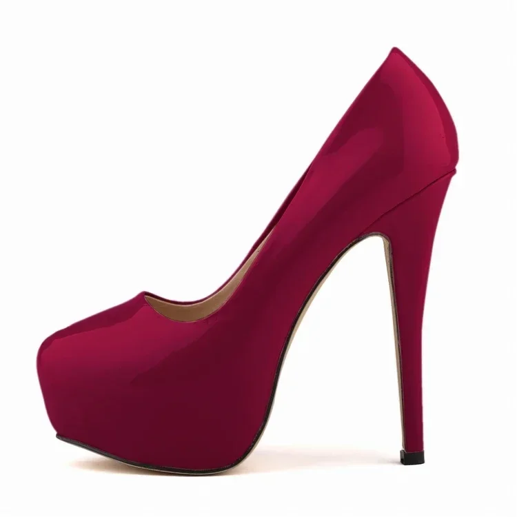 Luxury Platform Stiletto Pumps – Bold 14cm High-Heel Dress Shoes for Nightclubs and Weddings - Image 17