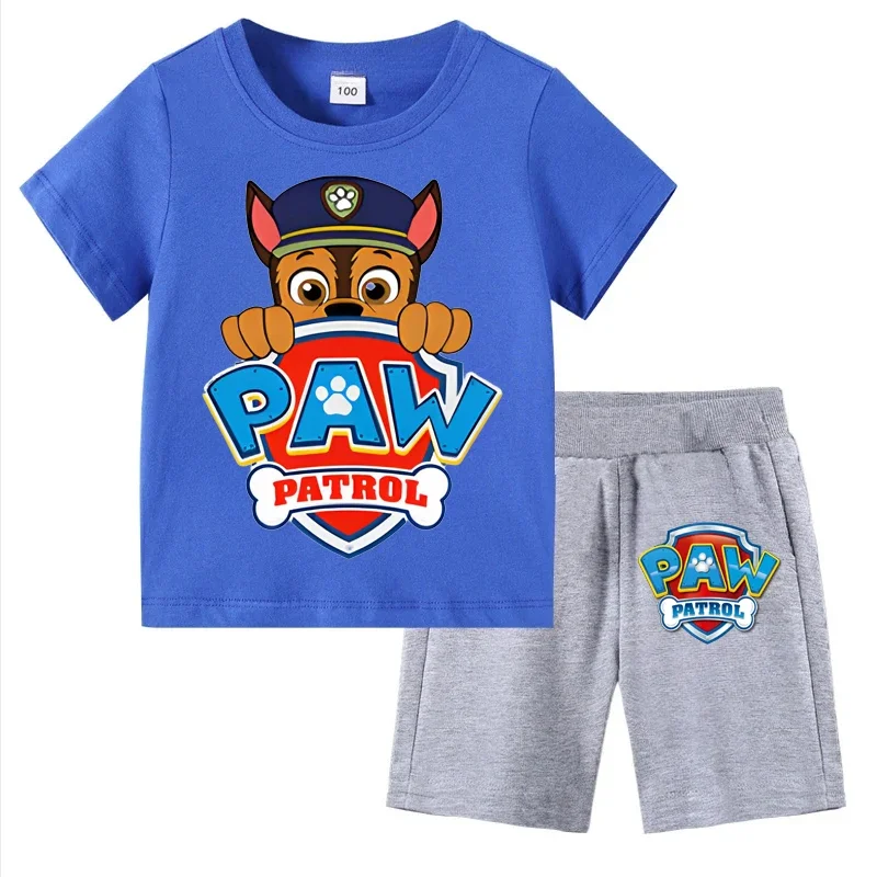 Boys Paw Patrol 2-Piece Summer Clothes Set – Short Sleeve T-Shirt and Shorts Active Suit - Image 7