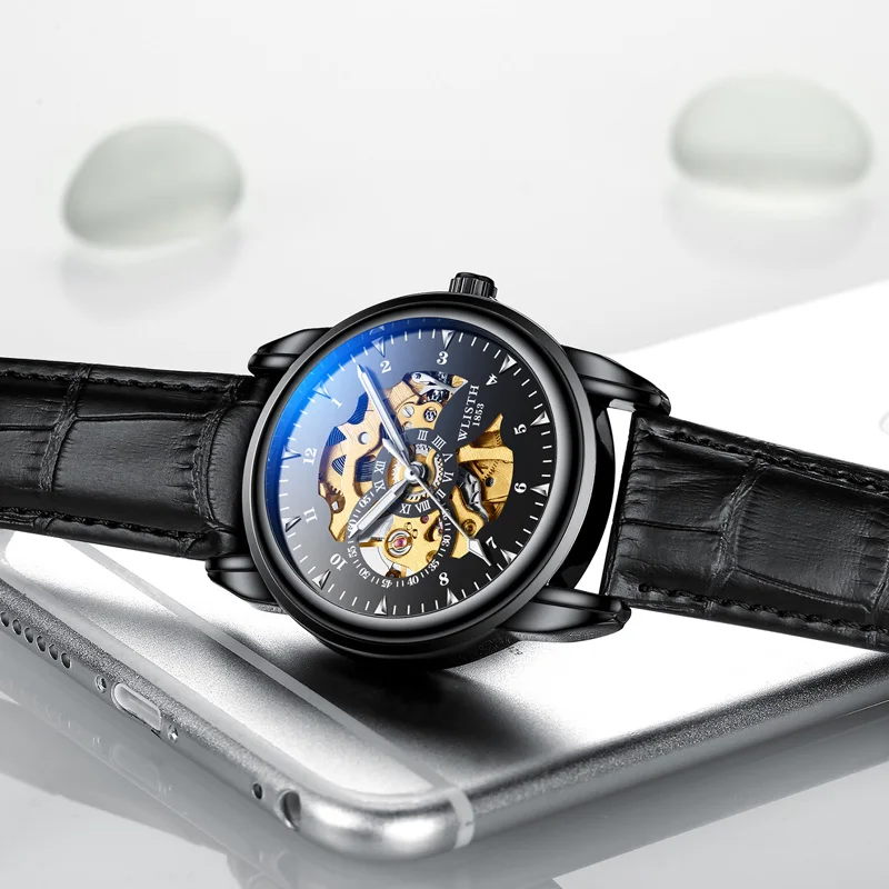 Man Watch Original Design Watch Machinery Men 's Watches Luxury Hollowing Watches For Men Waterproof Automatic Watch Mens Gifts - Image 6