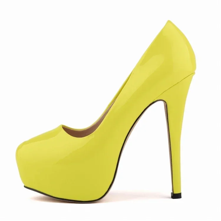Luxury Platform Stiletto Pumps – Bold 14cm High-Heel Dress Shoes for Nightclubs and Weddings - Image 22
