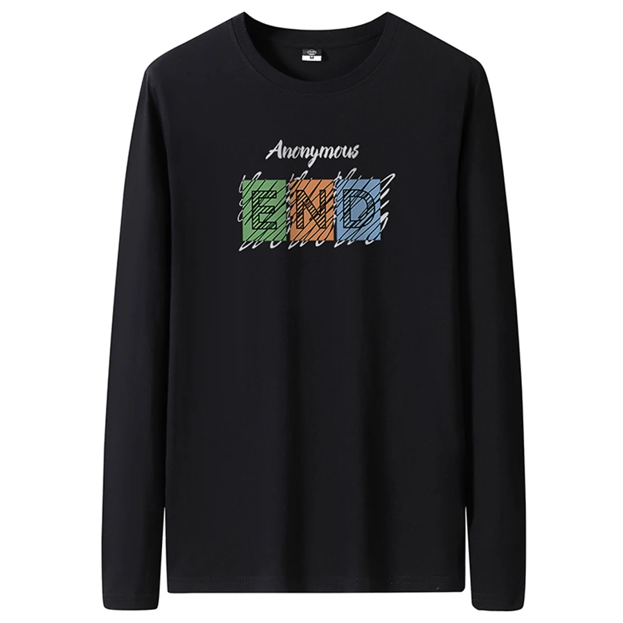 Men's Slim-Fit Long Sleeve Crew Neck T-Shirt - Image 8