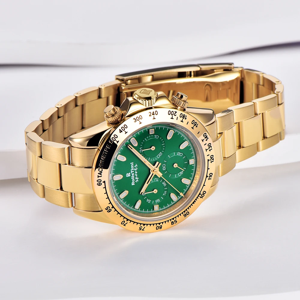 Men's watches top brand luxury mechanical watches men's Rollstimi137 luminous 30 meters waterproof stainless steel men's watches - Image 3