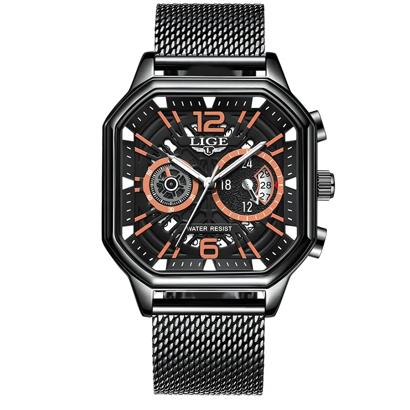 LIGE Women Watches Fashion Quartz Watch For Women Top Brand Luxury Waterproof Luminous Date Chronograph Relogios Feminino+BOX - Image 15