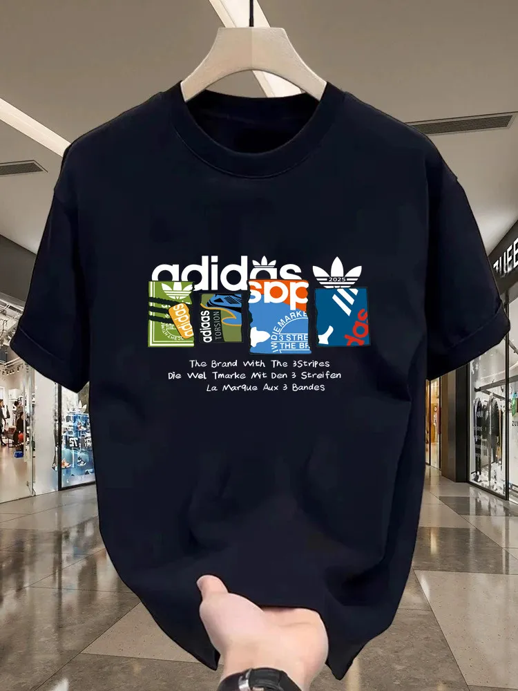 Premium American Pure Cotton Crewneck T-Shirt – Luxury Heavyweight Summer Tee