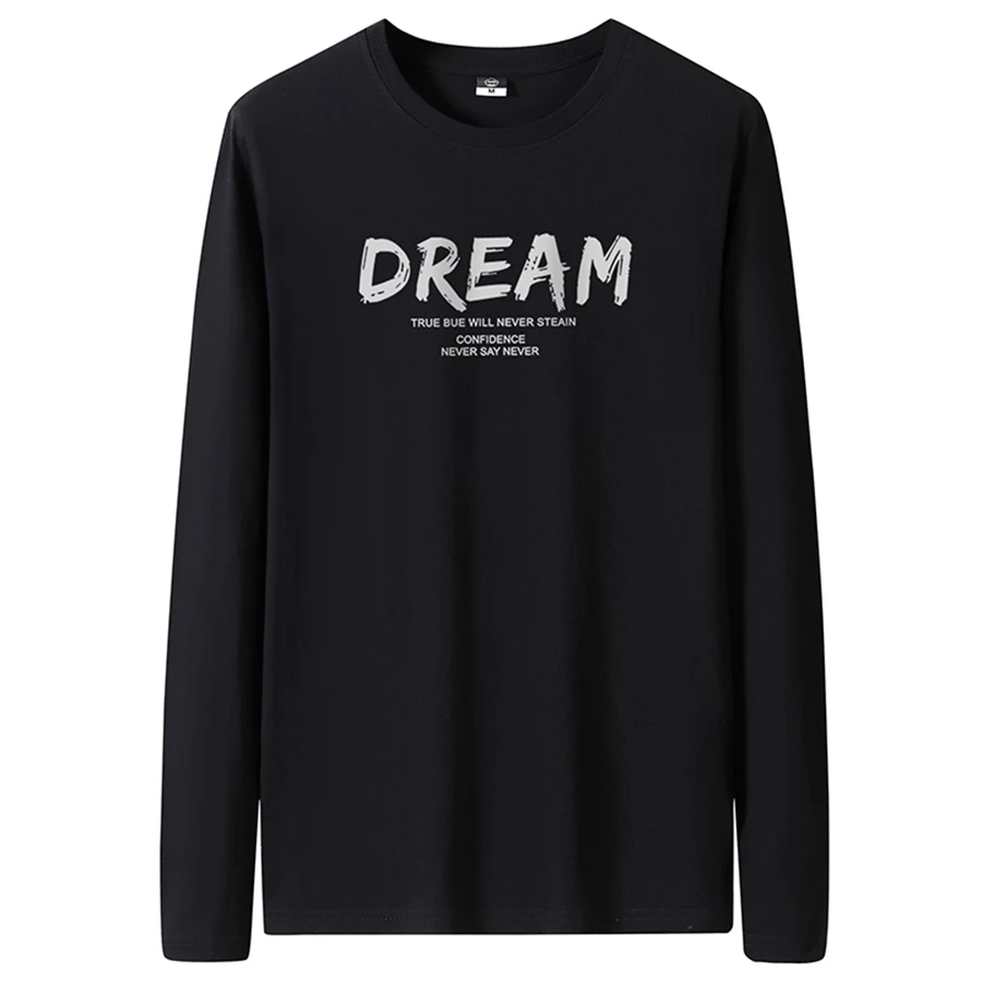 Men's Slim-Fit Long Sleeve Crew Neck T-Shirt - Image 24