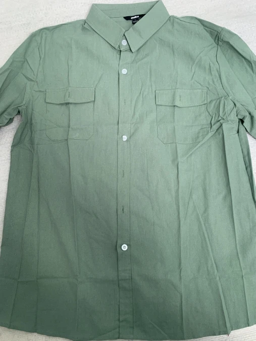 Gentleman Casual Button Down Denim-Look Lightweight Summer Shirt for Men - Image 6