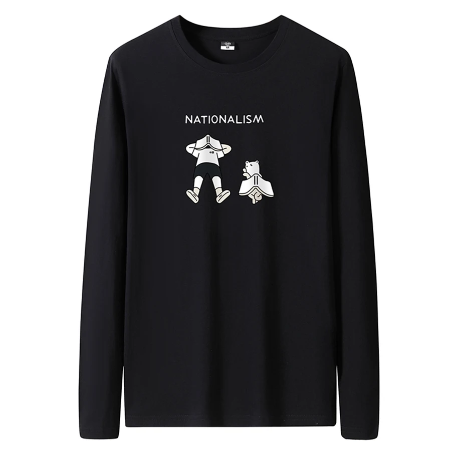Men's Slim-Fit Long Sleeve Crew Neck T-Shirt - Image 32