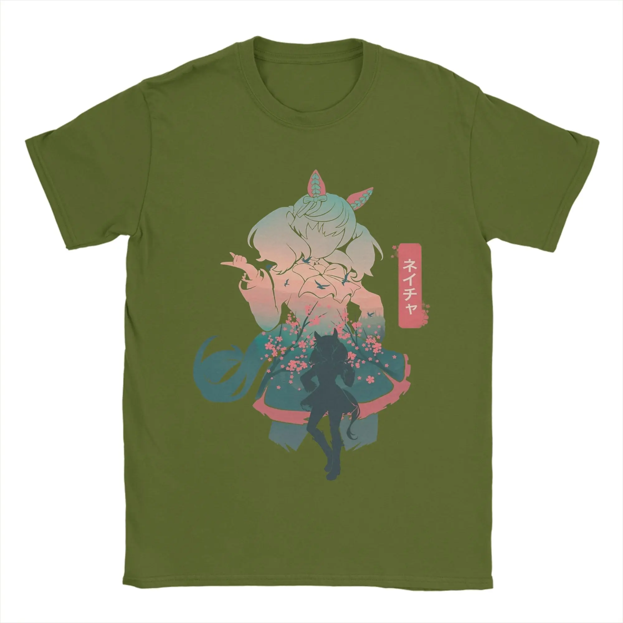 Nice Nature Uma Musume Anime T-Shirt | 100% Cotton Novelty Crew Neck Tee - Image 13