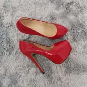 Luxury Platform Stiletto Pumps – Bold 14cm High-Heel Dress Shoes for Nightclubs and Weddings