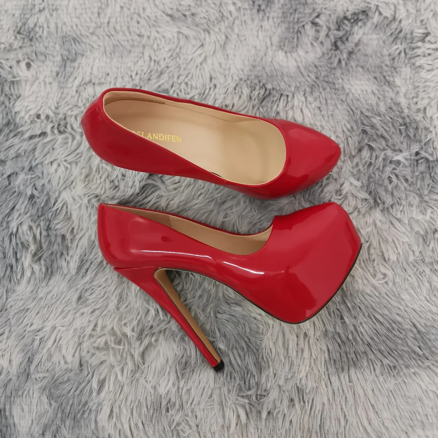 Luxury Platform Stiletto Pumps – Bold 14cm High-Heel Dress Shoes for Nightclubs and Weddings