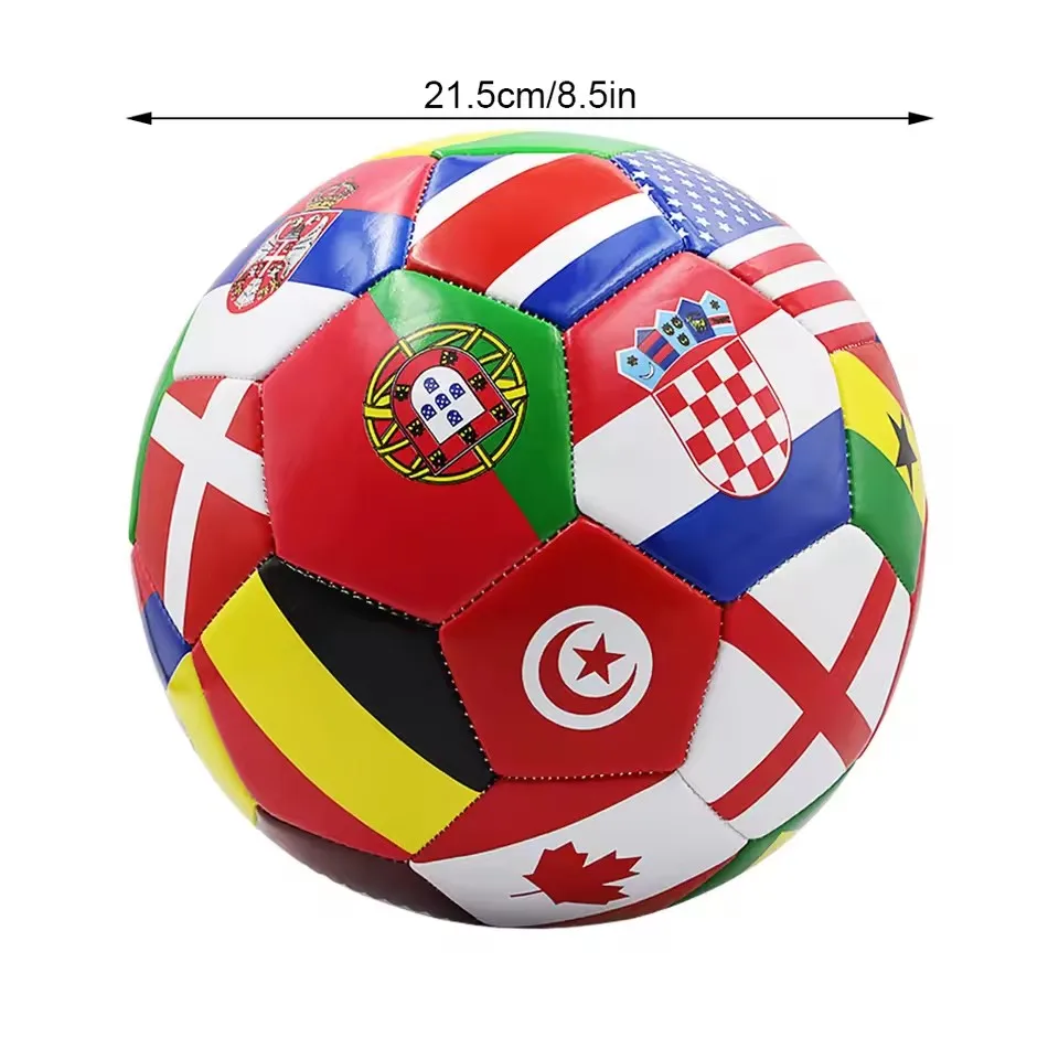 Professional Grade Soccer Ball, Size 5 – Durable All-Weather Match & Team Training Football with Flag Design - Image 5